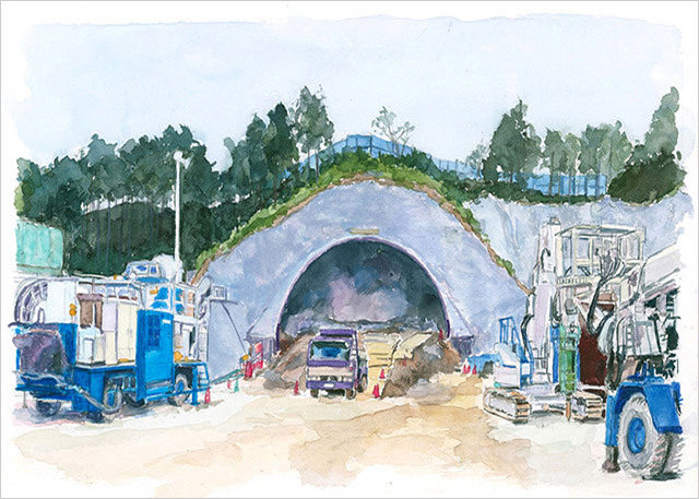 山岳トンネル／地下構造